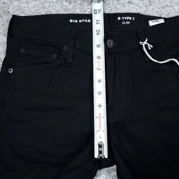 Big Star B-Type I Slim Fit Denim Jeans Black Stretch Men's Size 30 x 31 30x31 - Picture 10 of 10